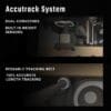 RAVEN CNC feeds material through it accurately with the Accutrack system