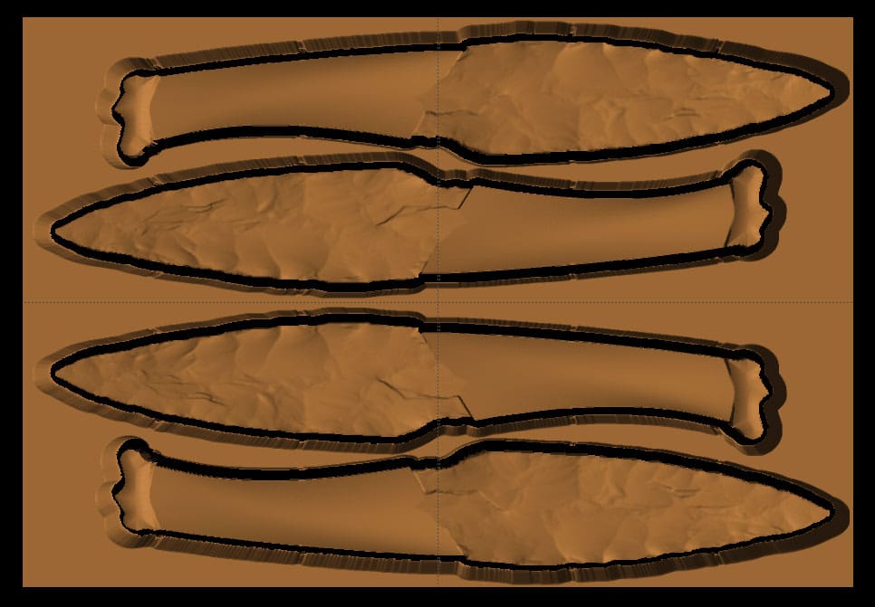 CarveWright obsidian knife