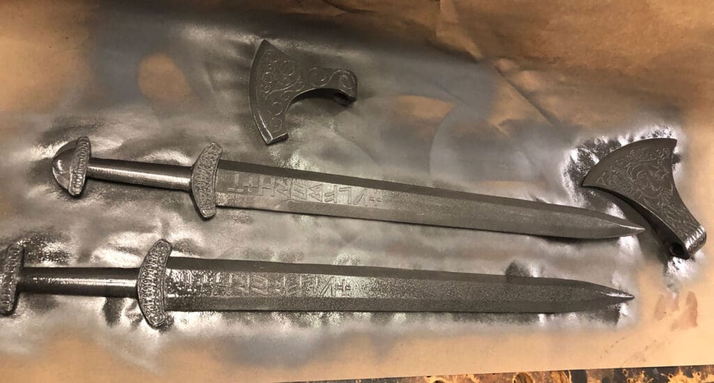 hammered metal spray paint