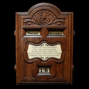 Vintage Perpetual Calendar