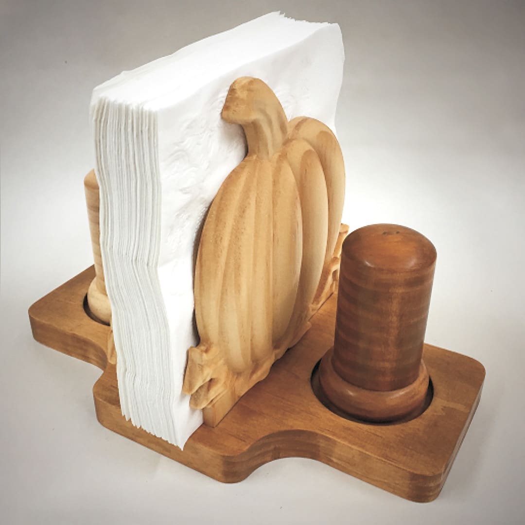 Pretty Pumpkin Table Caddy - Image 3