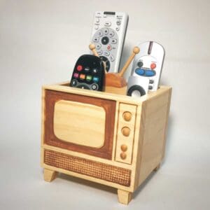 Retro TV Remote Caddy