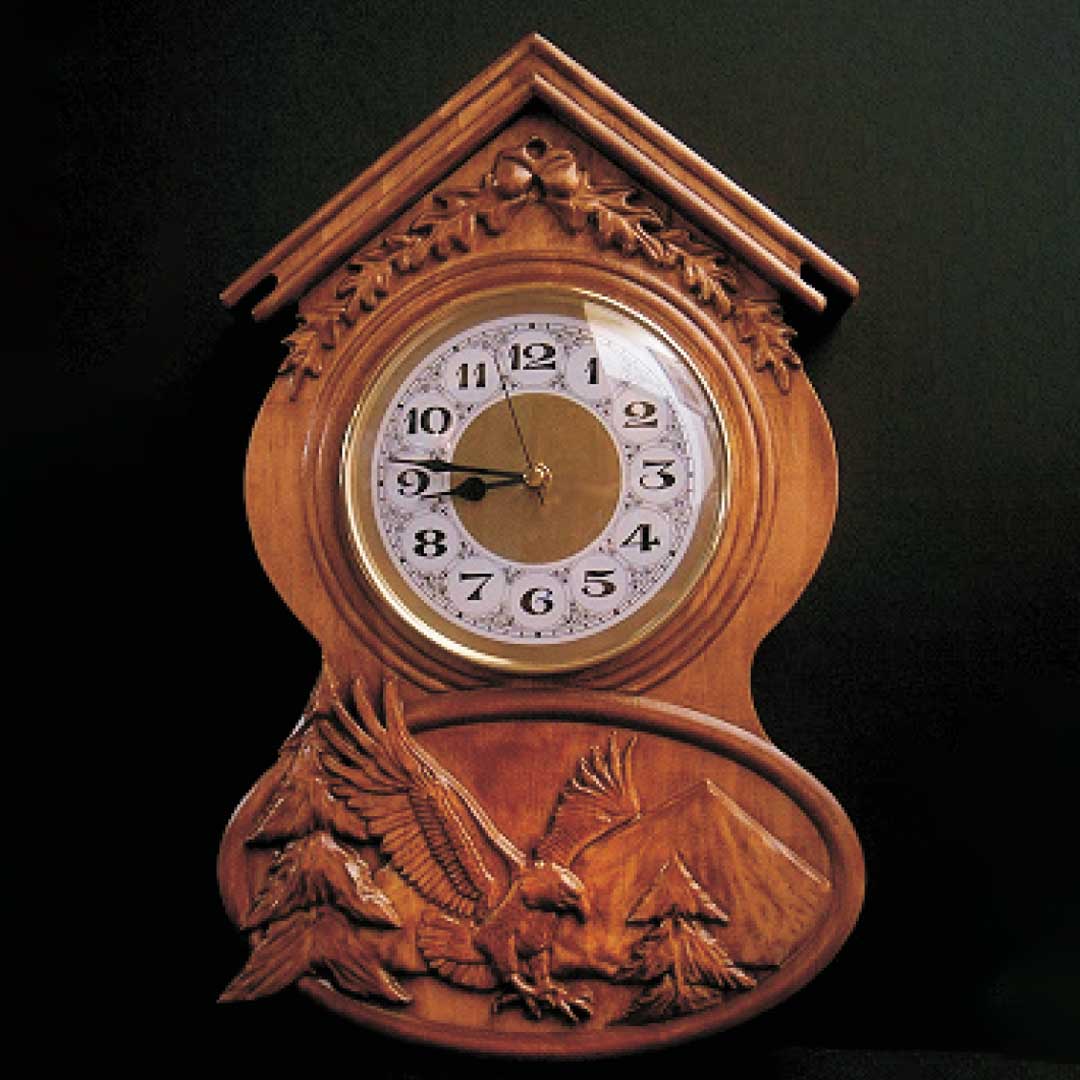 Wilderness Eagle Clock