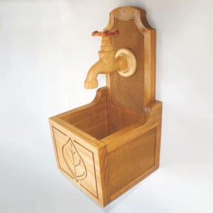 Wooden Faucet Wall Planter