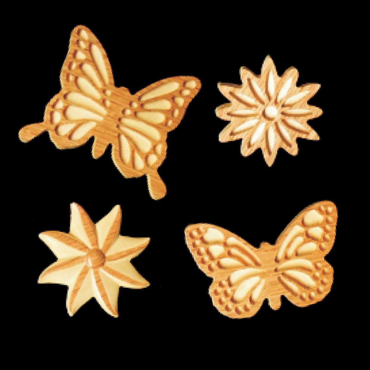 Duo-Tone Refrigerator Magnets