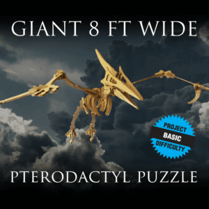 Giant 3D Pterodactyl Puzzle - 8 ft Wide
