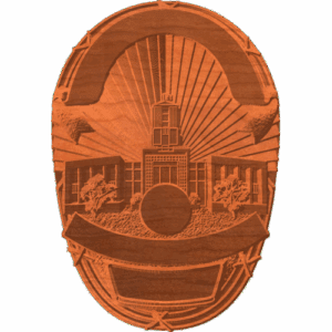 Police Badge Blank Pattern