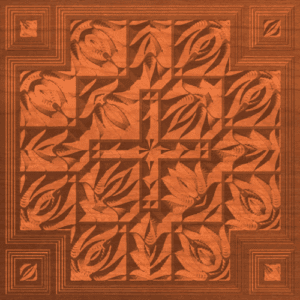 Neo-Victorian Cross Tile 003 A 