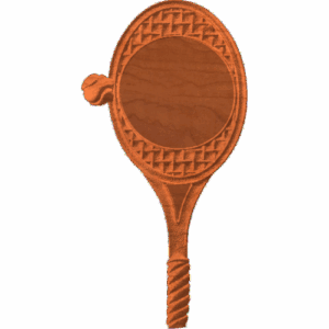 Frame - Tennis Racket And Ball - 1