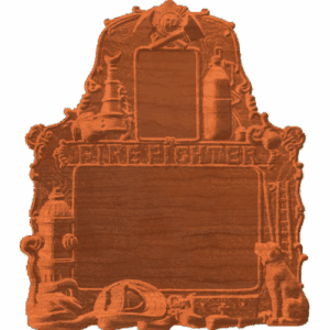 Frame - Fire Fighter Motiff - 1 