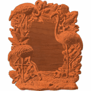 Plaque With Flamingos - 2