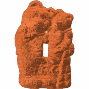 Teddy Bear Switch Plate - 1