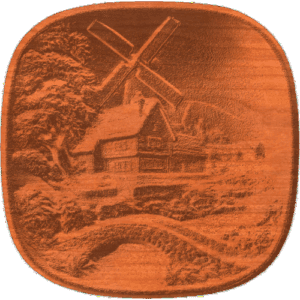 Windmill Scene - Concave Surface - 1