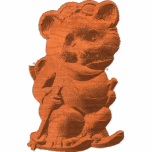 Teddy Bear On Skis - 1