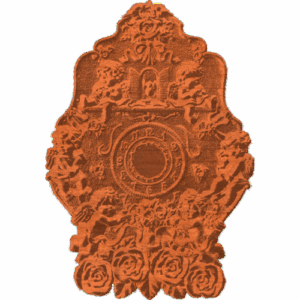 Clock - Cherubs And Roses - 1