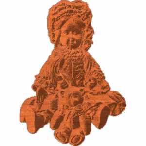 Girl With Teddy Bear - 1