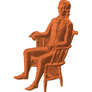 Colonial Man Sitting - 1