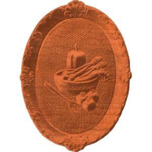 Vegetable Harvest on Plaque