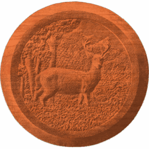 Deer Scene on Disc