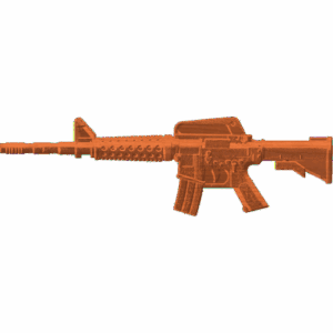 M16 Machine Gun 002