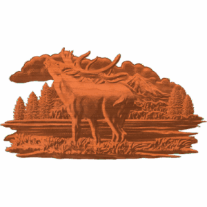 RED DEER ON THE LAKE