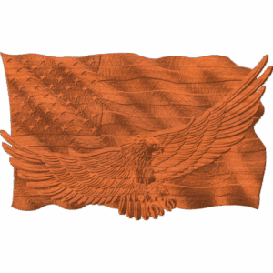 Eagle And Flag-KXPTN