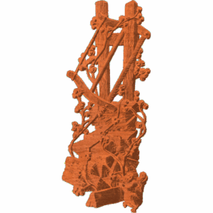 Squirrel Near Wood Pile