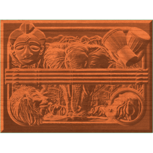 Framed African Design