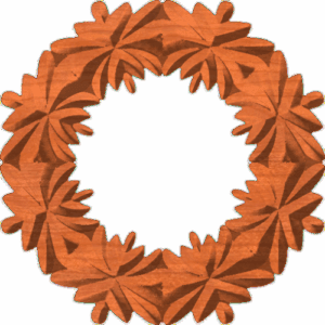 Beveled Buttercup Frame or Border 010 A