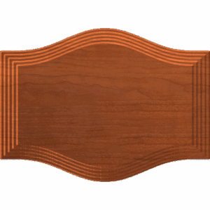 Arched Sign Blank or Cabinet Door Front 035