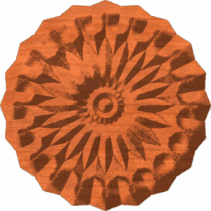 Classical Floral Centerpiece or Rosette 004 A 