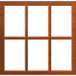 Rustic Country Window Frame or Border 002 A 