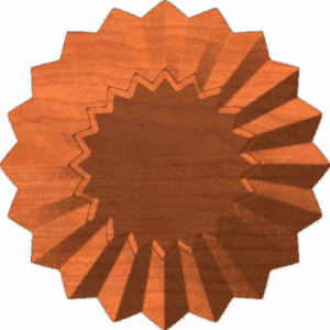 Rosette-1845 An  Art Deco