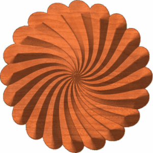 Angular Swirl Rosette