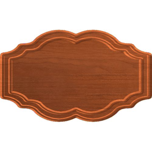 Address Sign Blank Classic English