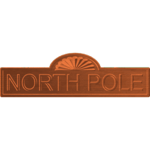 Arctic North Pole Sign