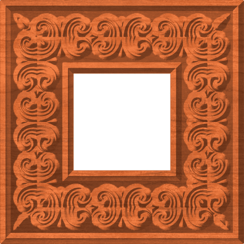 Antique Neo - Victorian Mansion Picture Frame Or Door Panel