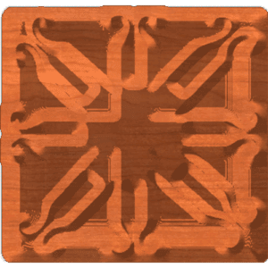 Square Centerpiece Rosette