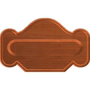 Classical Sign Plaque Blank 003 A 