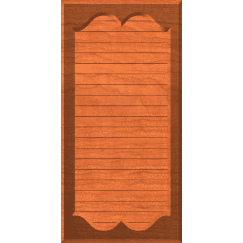 Country Shutter with 4 Arches