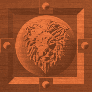 Lion Face Corner Block