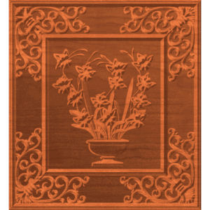 Flower Pot Oriental Frame