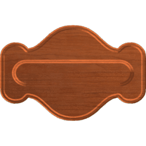 Fancy Sign Plaque Blank 003 A 