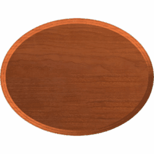 Oval Sign Plaque Blank 003