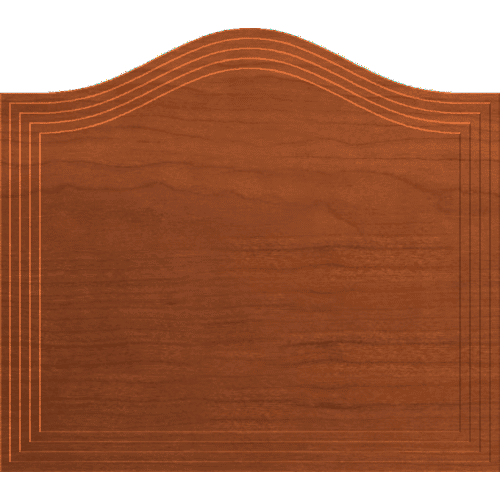 Fancy Arched Sign Blank or Cabinet Door Front 003 A