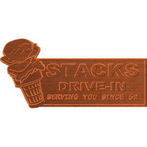 Stacks Ice Cream Sign 001 - CSF