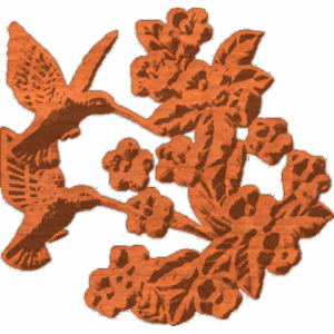 HummingBird with Flowers