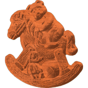 Bear on Rocking Horse