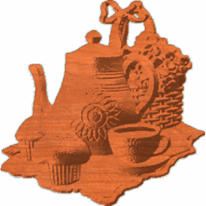 Teapot Cupcake Basket