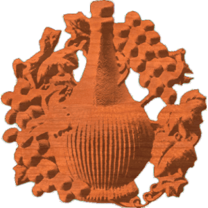 Wine Bottle and Grapes V2 RNB